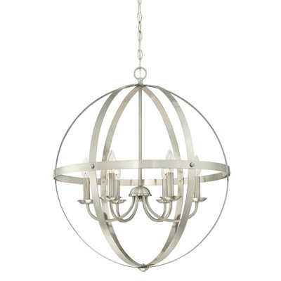 Lustre globe à 6 lumières Dassel