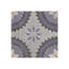 Carreau de porcelaine mat à motif coquelicot 8 "x 8" Verity-113662554