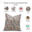 Coussin décoratif en lin avec fermeture à glissière Fabividine Mandakni-97419444
