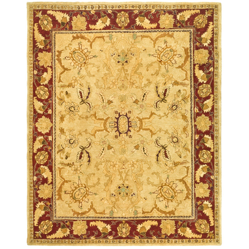 Ladd Wool Pile Oriental Rug, Rectangle 4' x 6'