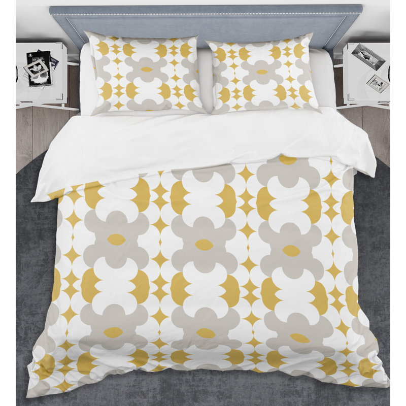  Ensemble de housse de couette Egbert, Housse simple + 1 taie décorative