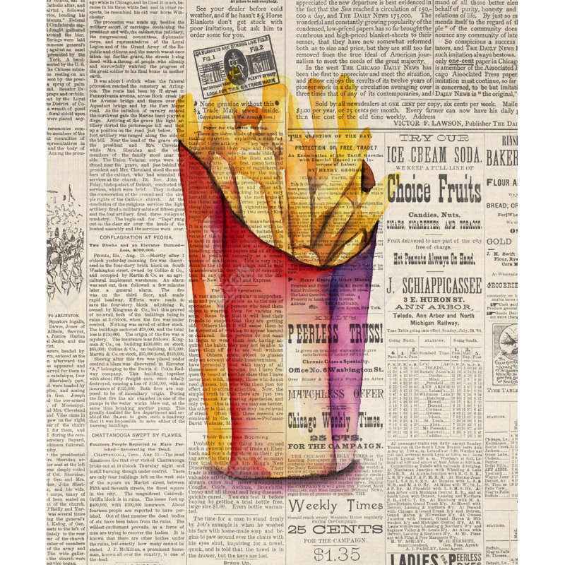 Toile frites style rétro - cuisine beige