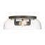 Plafonnier encastré 14 po avec verre transparent Iftimie-1822416478