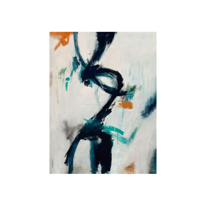 Linear Edge par Sara Brown - Peinture, Plexi, H 40 po x l 30 po x P 1,5 po