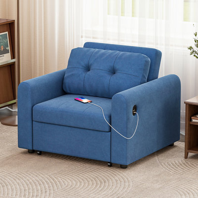 Velvet Ergonomic Recliner