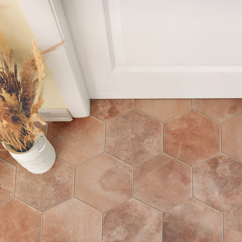 Americana Boston North Hex 11" x 13" Porcelain Field Tile