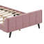 Lit plateforme en tissu d'ameublement-384478277-384478279