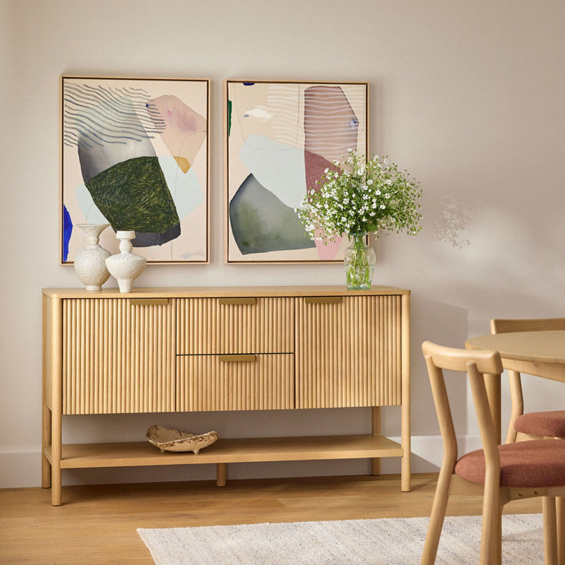 Buffet Simple Furniture, Brun orangé