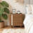 21.7'' H Mid-Century Modern Nightstand with 2 Drawers