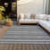 Kinslee Washable Striped Indoor / Outdoor Rug