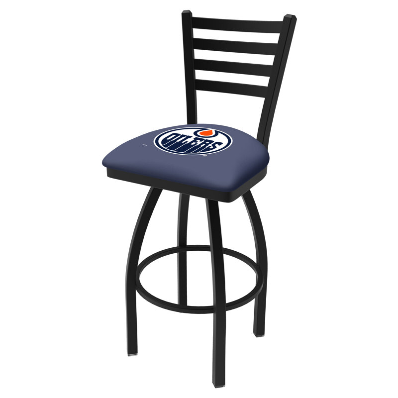 NCAA Swivel 30" Bar Stool, Edmonton Oilers