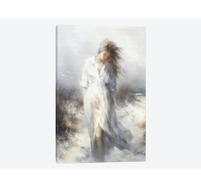 « rêvey », impression sur toile, H 18 po x l 12 po x P 1,5 po, Pas de tapis, Toile tendue