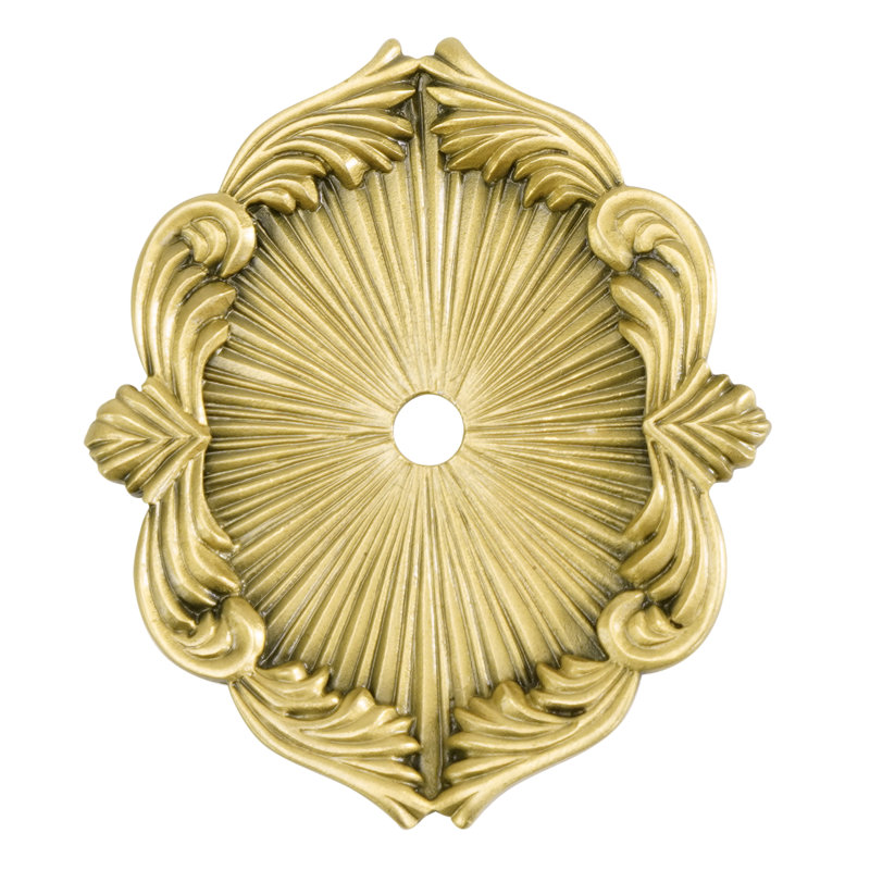 DECORATIVE BACK PLATE 2-1/16", Gold