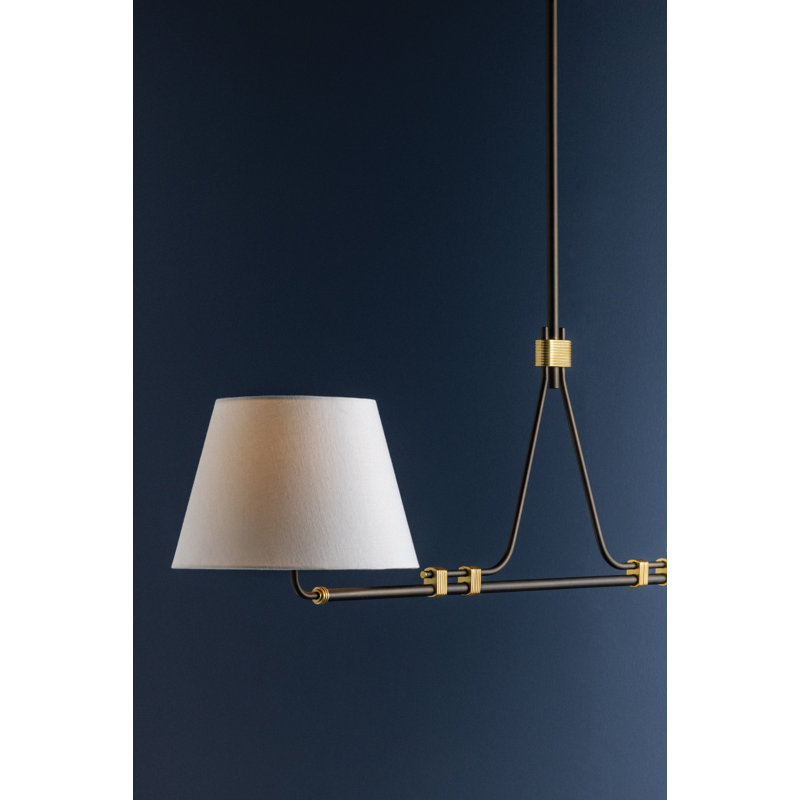 Tenafly Chandelier, Linear Buld, 2 Lights