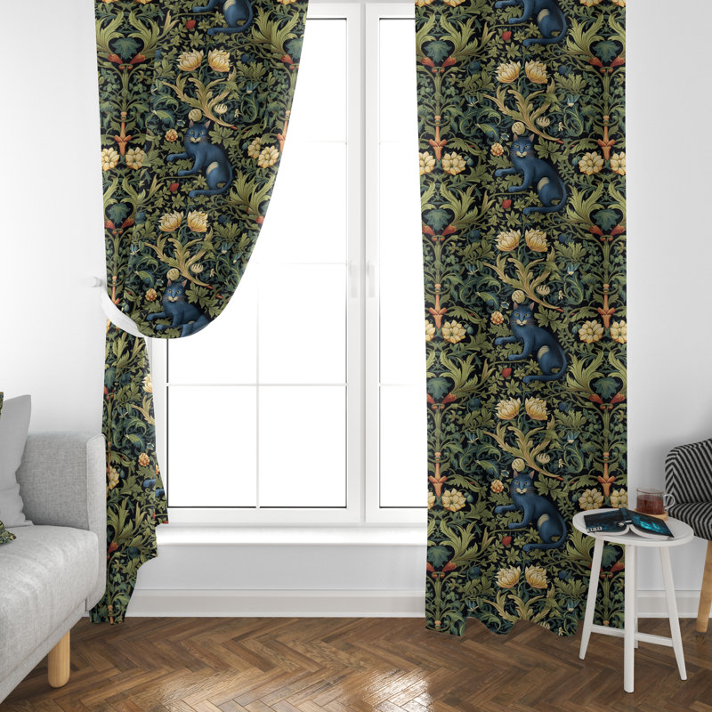 Room Darkening Curtain Pair, 56" W x 78" H
