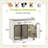 Versatile Dog Crate Furniture with Multiple Storage Options for Pets