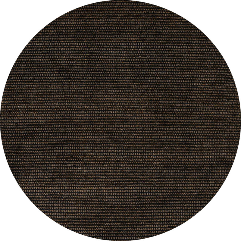 Tapis décoratif multicolore à motif abstrait, Rond 7 pi