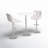 Stewartsville 3-Piece Pedestal Faux Leather Dining Set-455455593-494163902