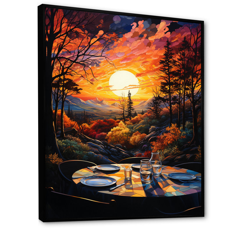 Kokeno Camping Luxe and Nature - Imprimé, 20" H x 12" W, Cadre flottant noir