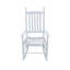 Chaise berçante en bois sans tapis