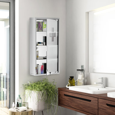 Kleankin Wall Mounted Medicine Cabinet