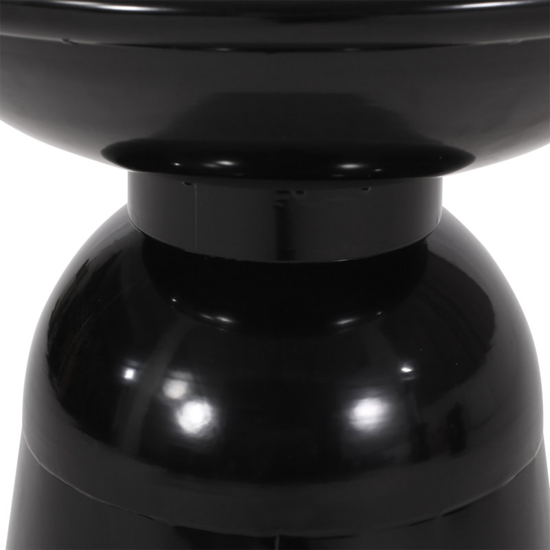 Table de bout en métal S / 2, Black