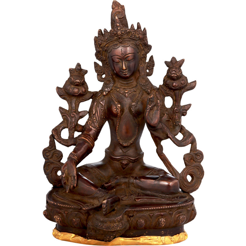 Bouddha tibétain, déesse du sauveur, Tara verte