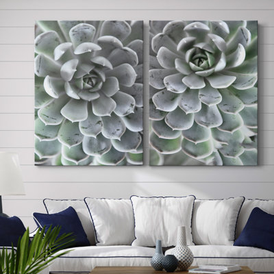 Irene Weisz - Matted and Framed Under Acrylic Glass, Set of 2, Large Living Room Wall Art