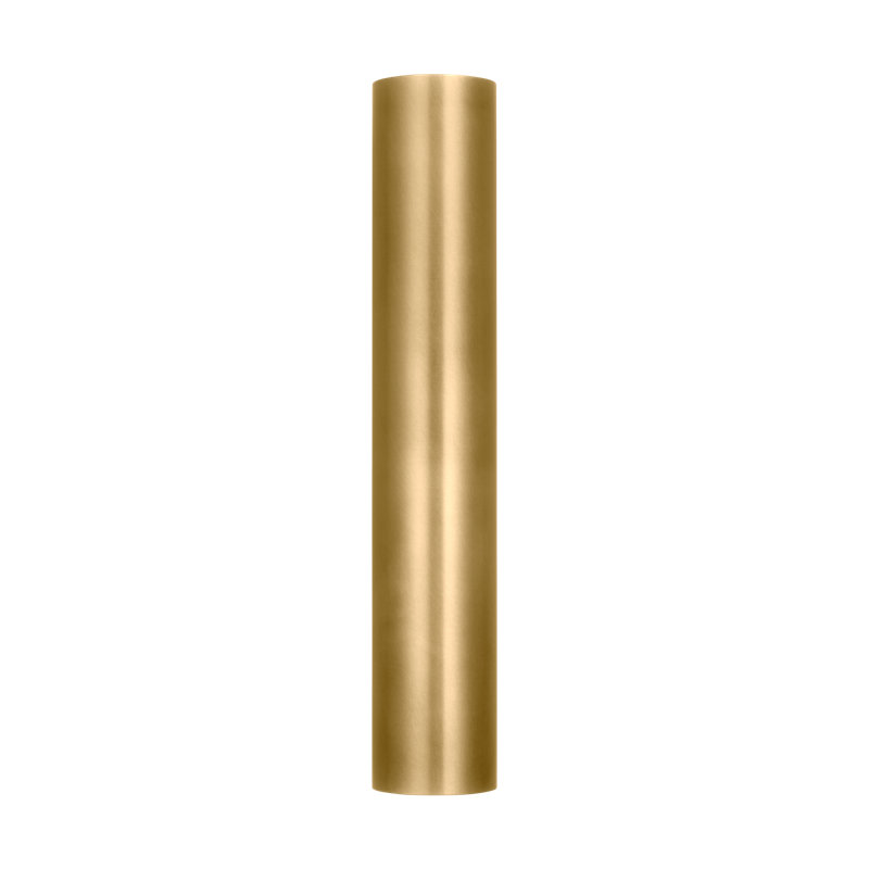 Sean Lavin Pressa 2-light outdoor round large wall sconce light in black finish with glass shades, Hand Rubbed Antique Brass