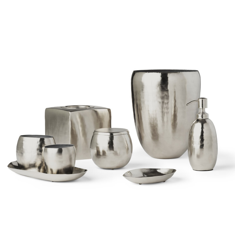 Plateau d'accessoires de salle de bain Dixville, Argent