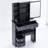 29.2" Small Space Left Drawer Desktop Vanity Table + Cushioned Stool, Extra Large Right Sliding Mirror, Multi Layer High Capacity Storage, Practical Fashionable Dresser, Epa, Gcc, Ul Certificate-1775656826