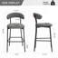 Tabourets de bar en tissu Teddy-1935614057