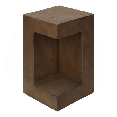 Accent Table, 25"H, Indoor Or Outdoor, Side Table, Nightstand, End, Square, Bedroom, Living Room,Contemporary, Modern