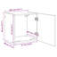 Unfinished TV Stand for TVs up to 24"-1075973466