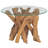 vidaXL Coffee Table with Driftwood Base, Handmade
