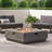SQUARE Iron FIRE PIT-50 000 BTU