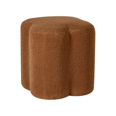 41cm Wide Irregular Solid Colour Pouffe Ottoman