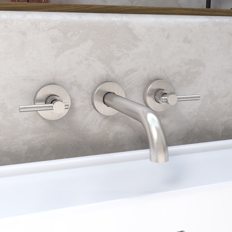 Nile Bathroom Tub Filler, Brushed Nickel