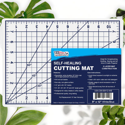 Self Healing Double Sided Cutting Mat White