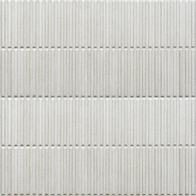 Helix Strata 12" x 24" 3D Kit Kat Fluted Porcelain Wall Tile