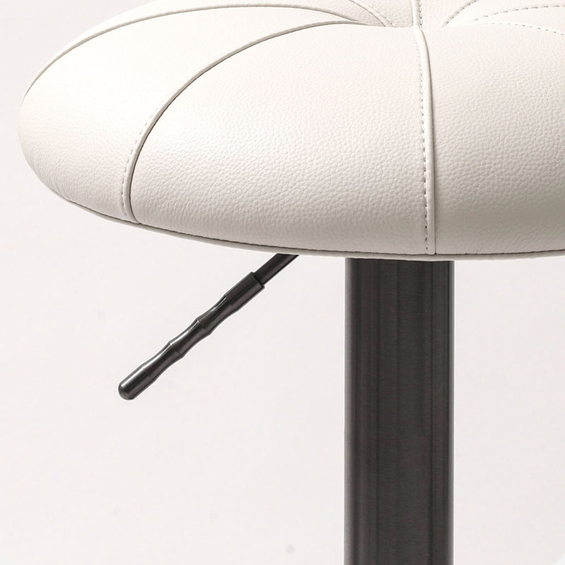 Chaise d'appoint cristal-crème noire (ensemble de 2)