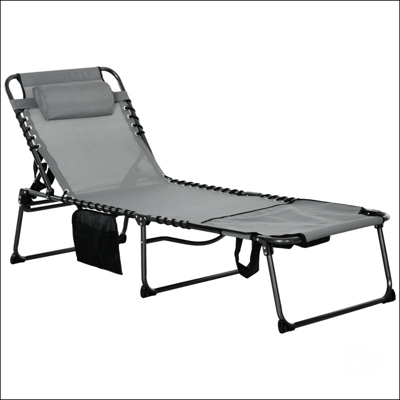 Fauteuil de bronzage extérieur avec trou de lecture
