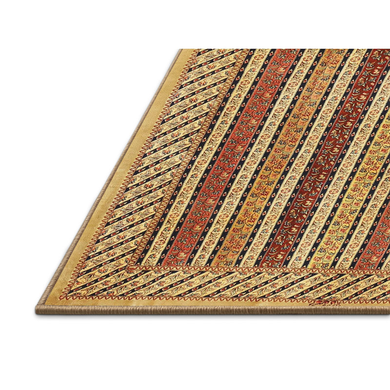 Striped Indoor Rug, Rectangle 3' x 5'
