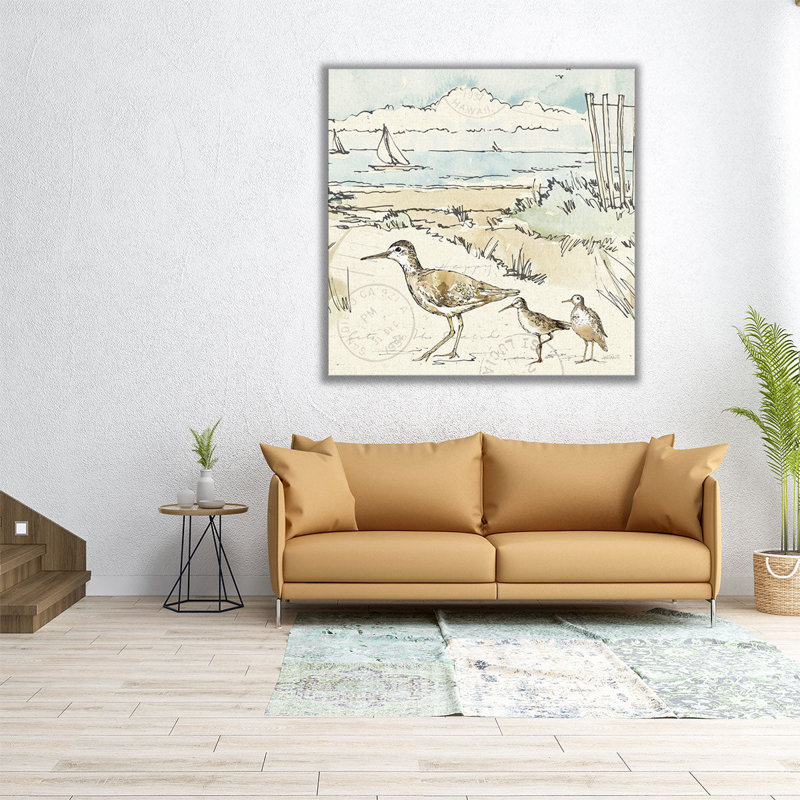 «Coastal Breeze», reproduction d'art sur toile, H 12 po x l 12 po