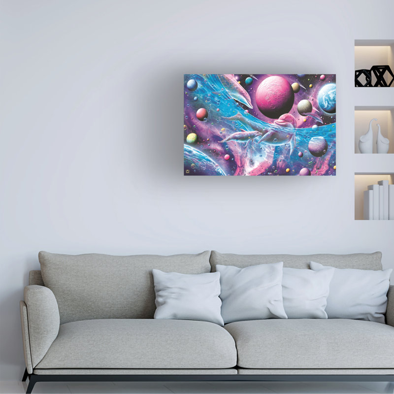 Art sur toile de Michael David, H 12 po x l 19 po