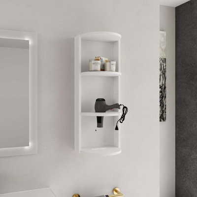 Support de rangement mural pour salle de bain 12 po