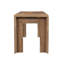 Banc en bois d'acacia massif Abagail Ronny