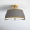 Moxie 2 Light Metal Semi Flush Mount