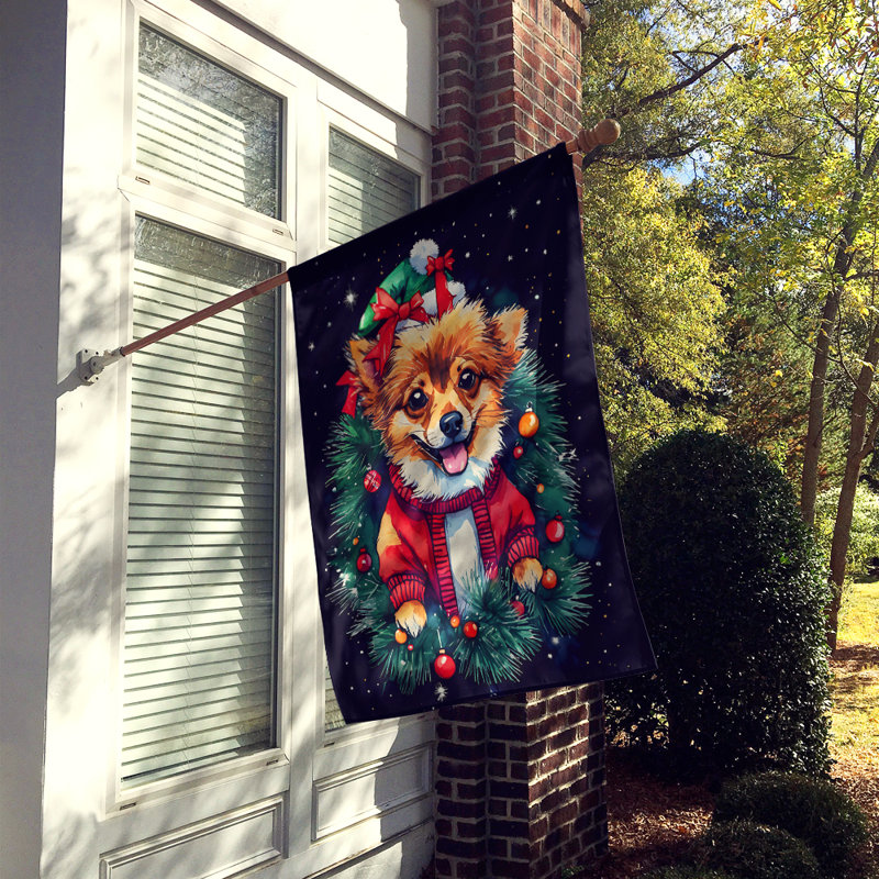 Double Sided Polyester Christmas, 40'' H x 28'' W
