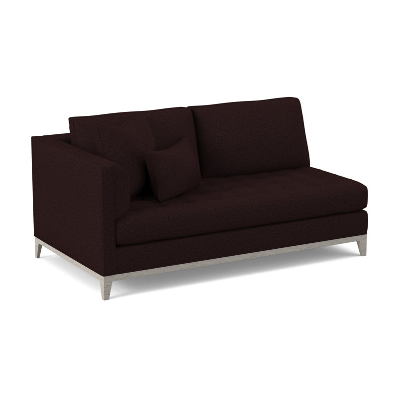 Paramount Upholstered Sectional Symmetrical, Bisque, Margaret Mahogany